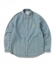 GD Washed Denim Shirt Light Blue