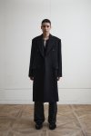 DOUBLE BREASTED TAILORED COAT_BLACK