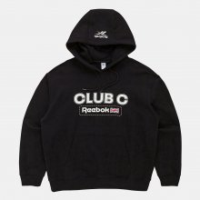 클럽 C 클래식 오버핏 후드 - 블랙