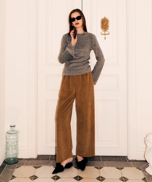 실른(SILN) Wide track pants (CAMEL BROWN) - 78,000 | 무신사 스토어