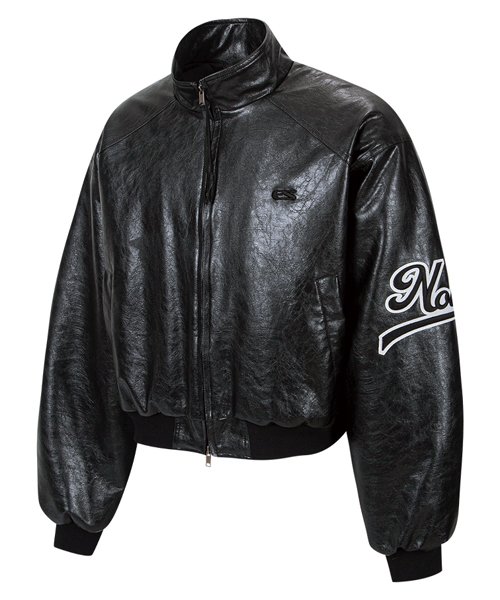 Notold leather blouson (black)