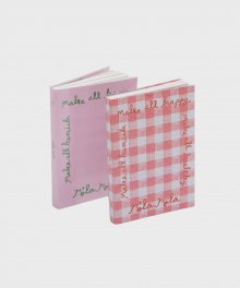 ROLAROLA X SAKI LETTERING DIARY PINK