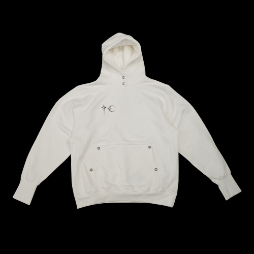 MUSINSA | THUG CLUB TC armor hoodie_White