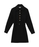 안젤로비안코(ANGELO BIANCO) Lode Collar Dress_BLACK
