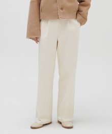 Classic Cotton Pants - Ivory