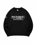 LMC X AVIREX JACQUARD KNIT SWEATER black