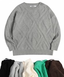 Cross Round Knit - 5 COL