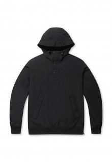 Nylon hoodie with sueded lining_L4TAW22471BKX