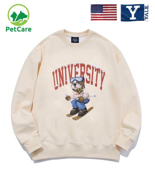 예일(YALE) (WINTER) SKIING HANDSOME DAN CREWNECK CREAM - 사이즈 & 후기 | 무신사