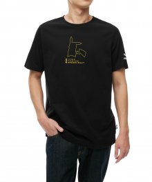 푸마×포켓몬 반소매 티셔츠 - 블랙 / 536547-01