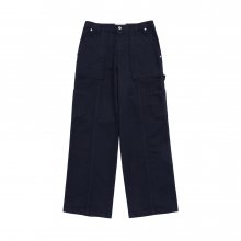 FRONT CUTTING STITCH CARGO PANTS NAVY
