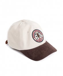 MEC PATCH CAP (ivory/brown)