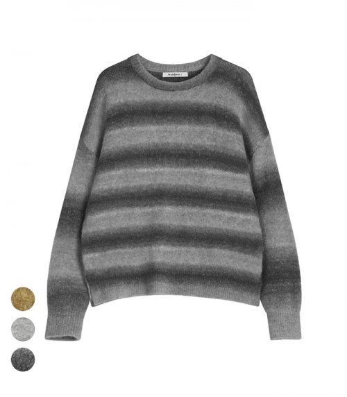 MUSINSA | AVANDRESS Wool Gradation Loose Fit Knit - 3COL