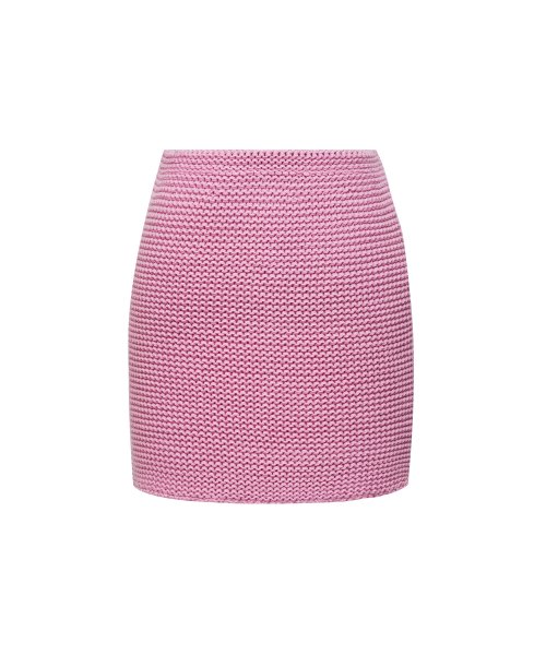 Pink knit outlet pencil skirt