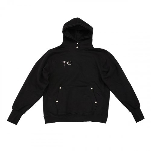 MUSINSA | THUG CLUB TC armor hoodie_Black