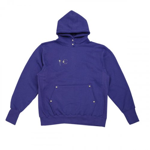 MUSINSA | THUG CLUB TC armor hoodie_Blue