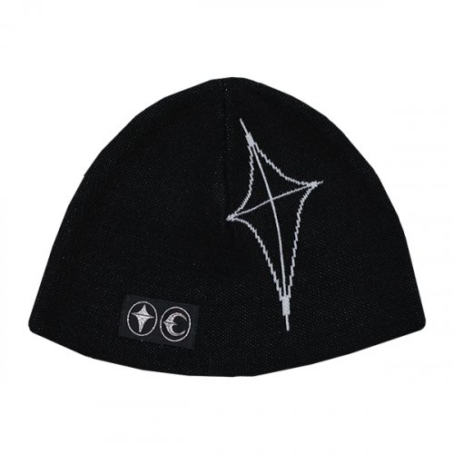 THUG CLUB TC Jacquard Beanie Black - ニットキャップ/ビーニー