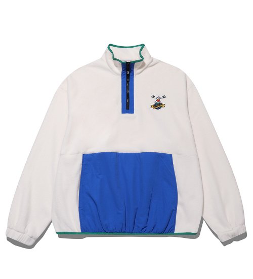 ㈜신한코리아 UFC [유에프씨 스포츠] UFC 울티맨 엑티브 오버핏 플리스 아노락 점퍼 아이보리 U3TTT4336IV U3TTT4336IV