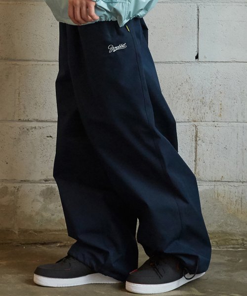 bsrabbit LOGO COTTON SUPERWIDEPANTS NAVYウィンタースポーツ 