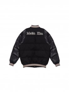 VARSITY DOWN JACKET IN BLACK