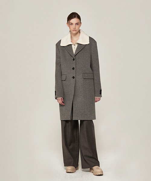ESSENTIAL 3BUTTON SINGLE CT (GREY)