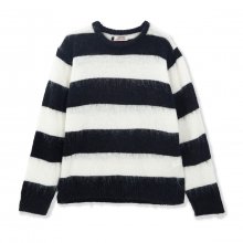 Striped Mohair Knit (JIHEYEH KIM X JOEGUSH) (Black/White)