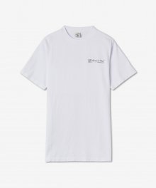 공용 로고 반소매 티셔츠 - 화이트 / TS381WH
