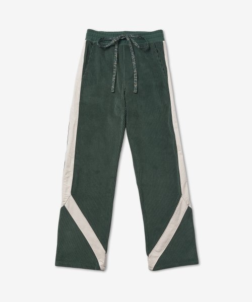 MUSINSA | RHUDE Men's Corduroy Track Pants - Green