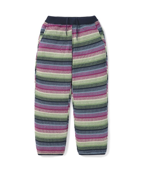 Rabanne Beaded Crochet-Knit Straight-Leg Pants | Neiman Marcus