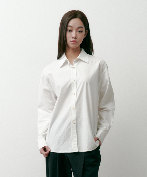SAC 로고 베이직 셔츠 아이보리 4W2237301