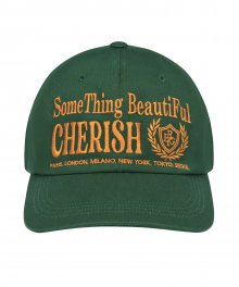 LX CHERISH BALL CAP(GREEN)