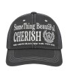 LX CHERISH BALL CAP(CHARCOAL)