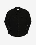솔티(SORTIE) 035 Corduroy Western Shirts (Black)
