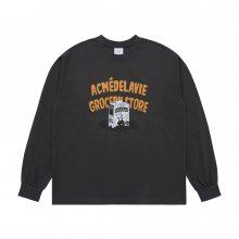 ADLV CONCEPT STORE LONG SLEEVE T-SHIRT CHARCOAL