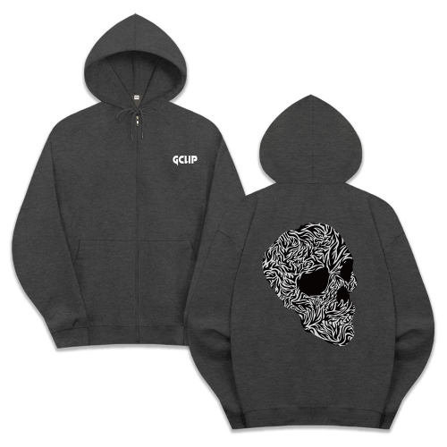 Худи на молнии G-Skeleton с начесом