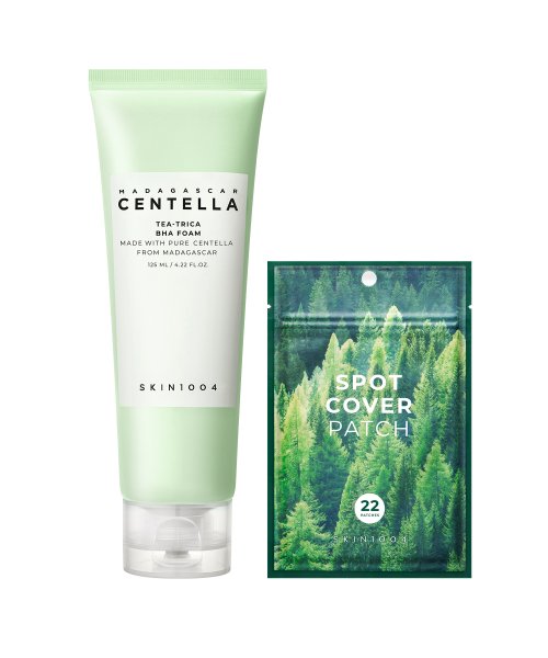 [스킨1004] 마다가스카르 센텔라 티트리카 바하 폼 125ml + 스팟패치 1매 skin1004