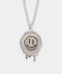 그레이노이즈(GRAYNOISE) Crying smile necklace (925 silver)
