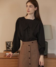 Jane button blouse - Black
