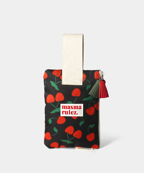 Strap pouch _ 체리패턴
