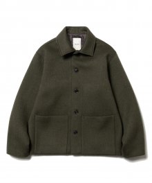 Wool Single Jacket Khaki