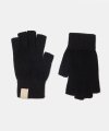 wool fingerless gloves (G002_black)