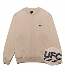 UFC 모노그램 릴렉스핏 맨투맨 베이지 U1SWT3347BE