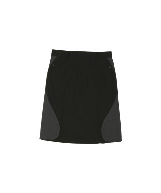 오호스(OJOS) Leg Warmer Midi Skirt / Black