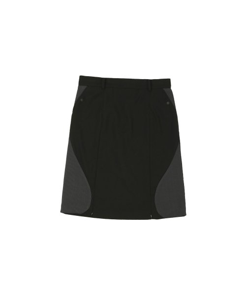 Leg Warmer Midi Skirt / Black