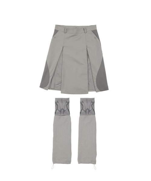 오호스(OJOS) Leg Warmer Midi Skirt / Begie - 사이즈 & 후기