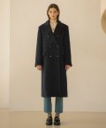 SIOT4059 wool double long coat_Navy