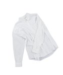 오호스(OJOS) Chest Hole Nylon Shirt / White