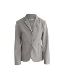 오호스(OJOS) Parted Zipper Single Jacket / Grey