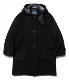 Kingsley Mens Hooded Coat - Black A30