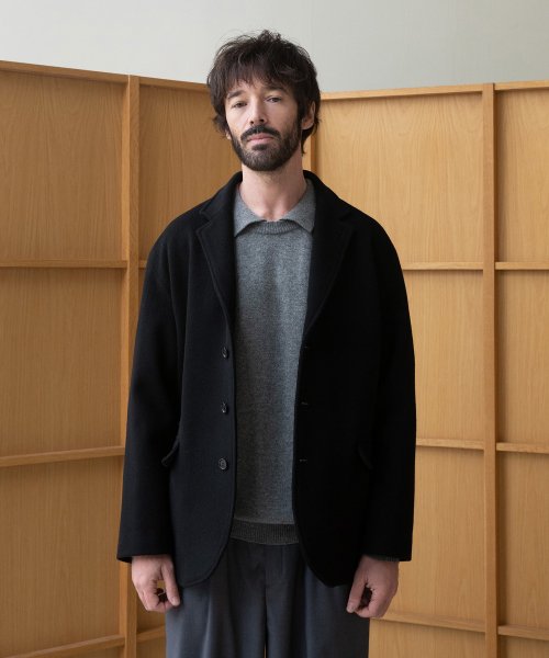 어나더 오피스(ANOTHER OFFICE) Scape 3Button Jacket (Black) - 사이즈 & 후기 | 무신사